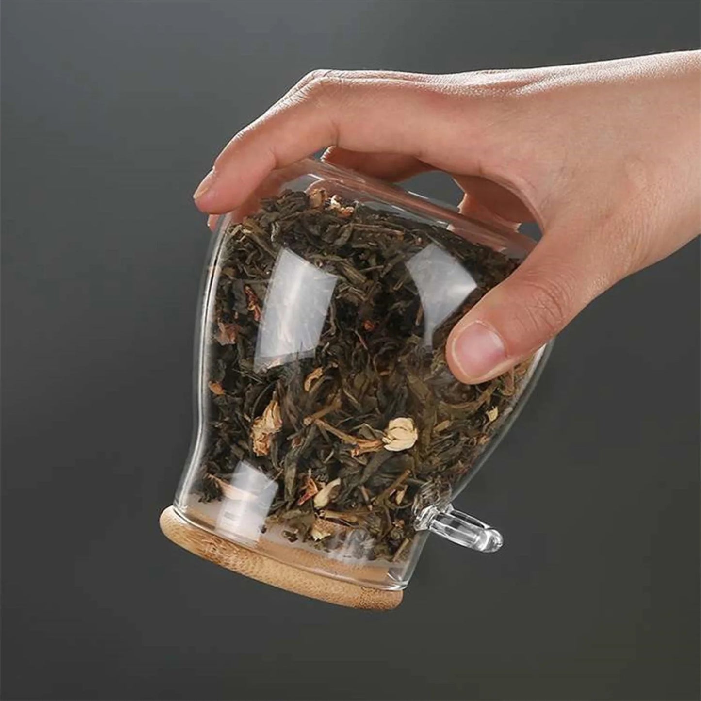 Airtight Glass Food Storage Jar with Lid
