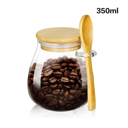 Airtight Glass Food Storage Jar with Lid